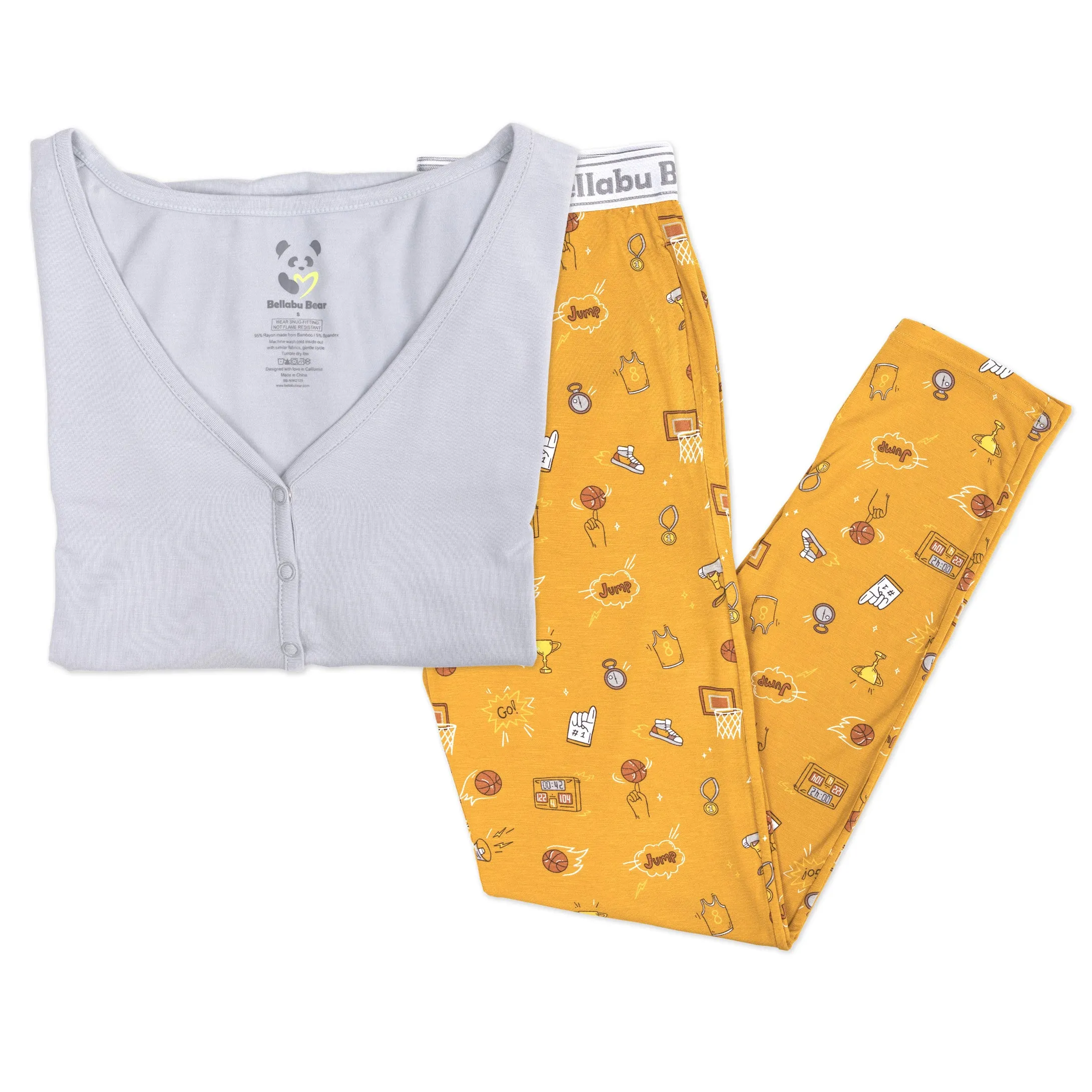 ---Basketball Bamboo Women's Pajama Set--