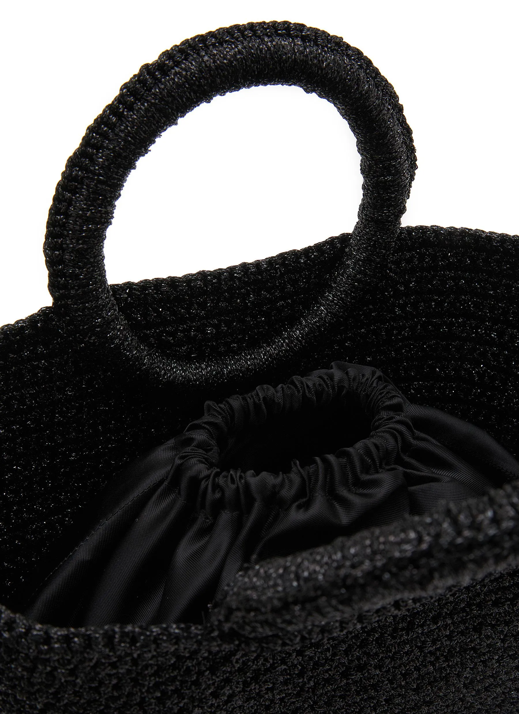 -----------MIZELE ---- ------------ ----Small Muze Crocheted Lurex Tote Bag --