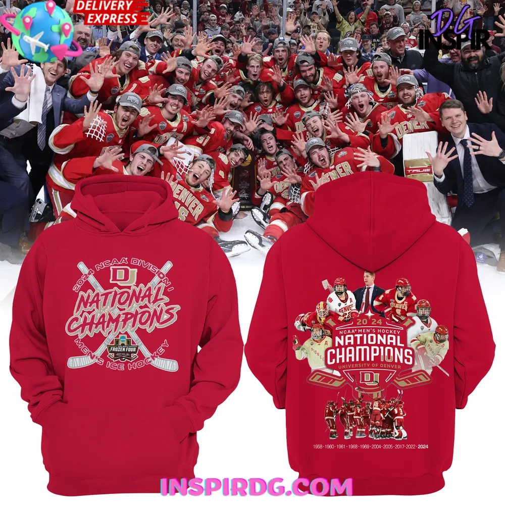 -NCAA Hockey National Champions University of Denver Hoodie