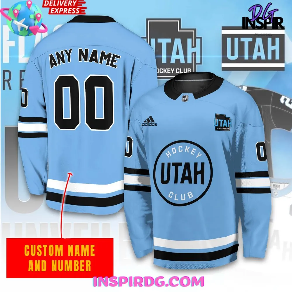 -Personalized NHL Utah Hockey Club Jersey Shirt