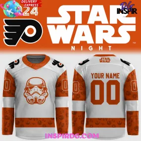 -Philadelphia Flyers x Star Wars Night 2024 Hockey Jersey