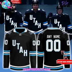 -Utah Hockey Club 2024 Black Hockey Jersey