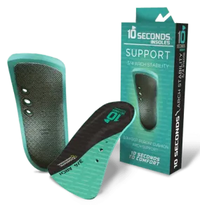10 Seconds Insoles- 3/4 Arch Stability