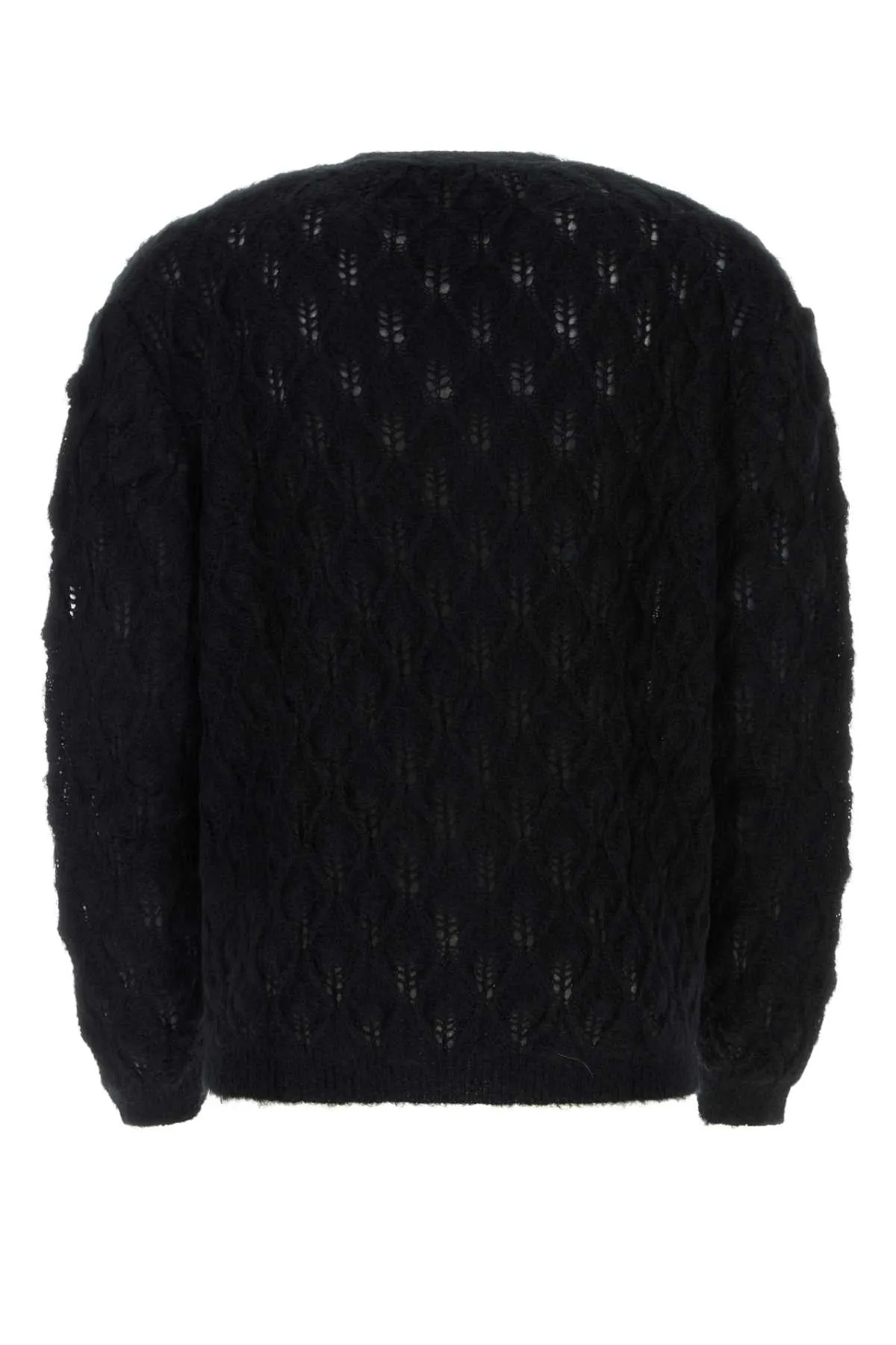 1989 Studio Black Mohair Blend Cardigan