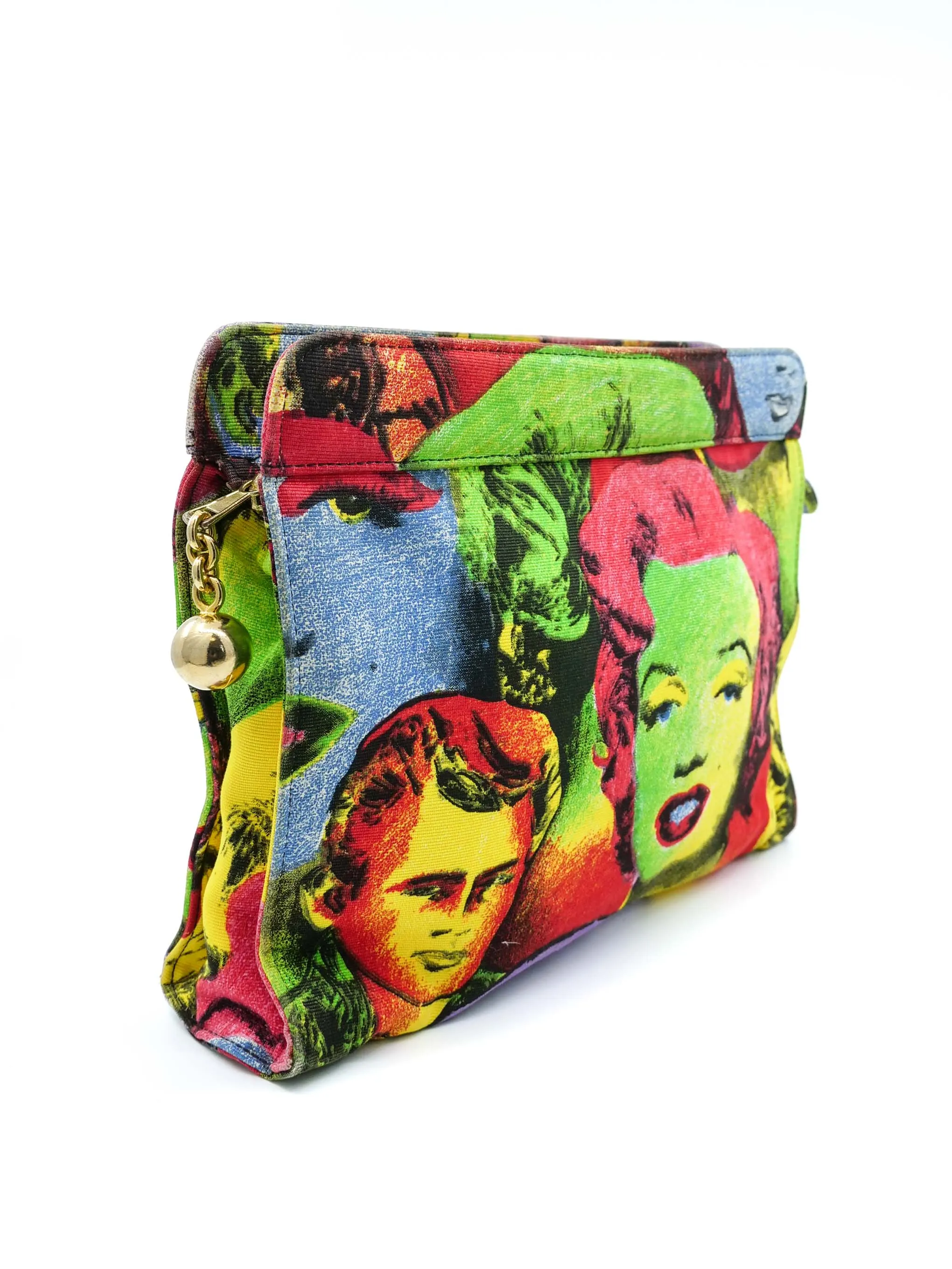 1991 Gianni Versace Pop Art Marilyn Monroe Clutch