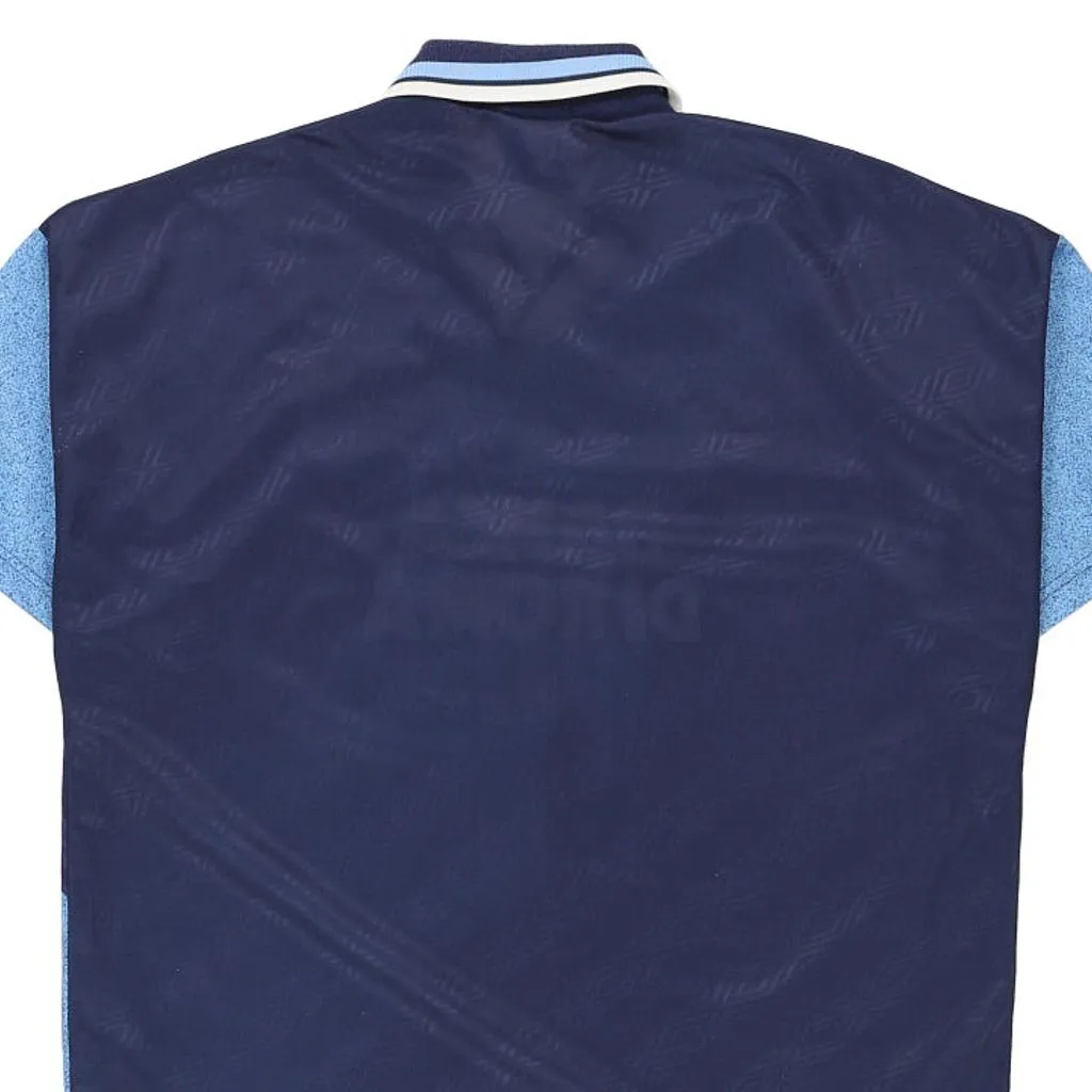 1994-96 SS Lazio Away Umbro Football Football Shirt - XL Blue Polyester