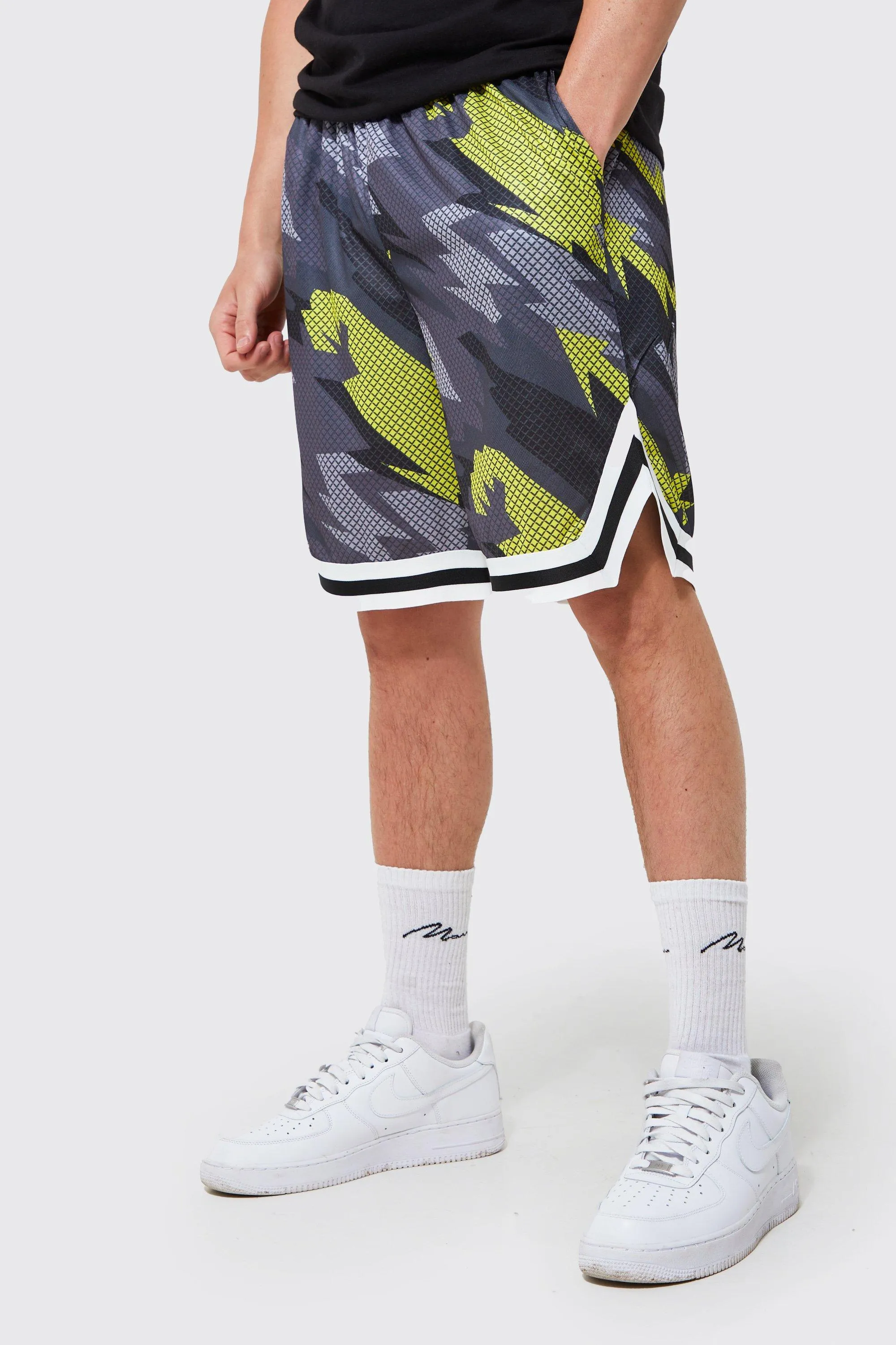 Abstract Camo Basketball Short