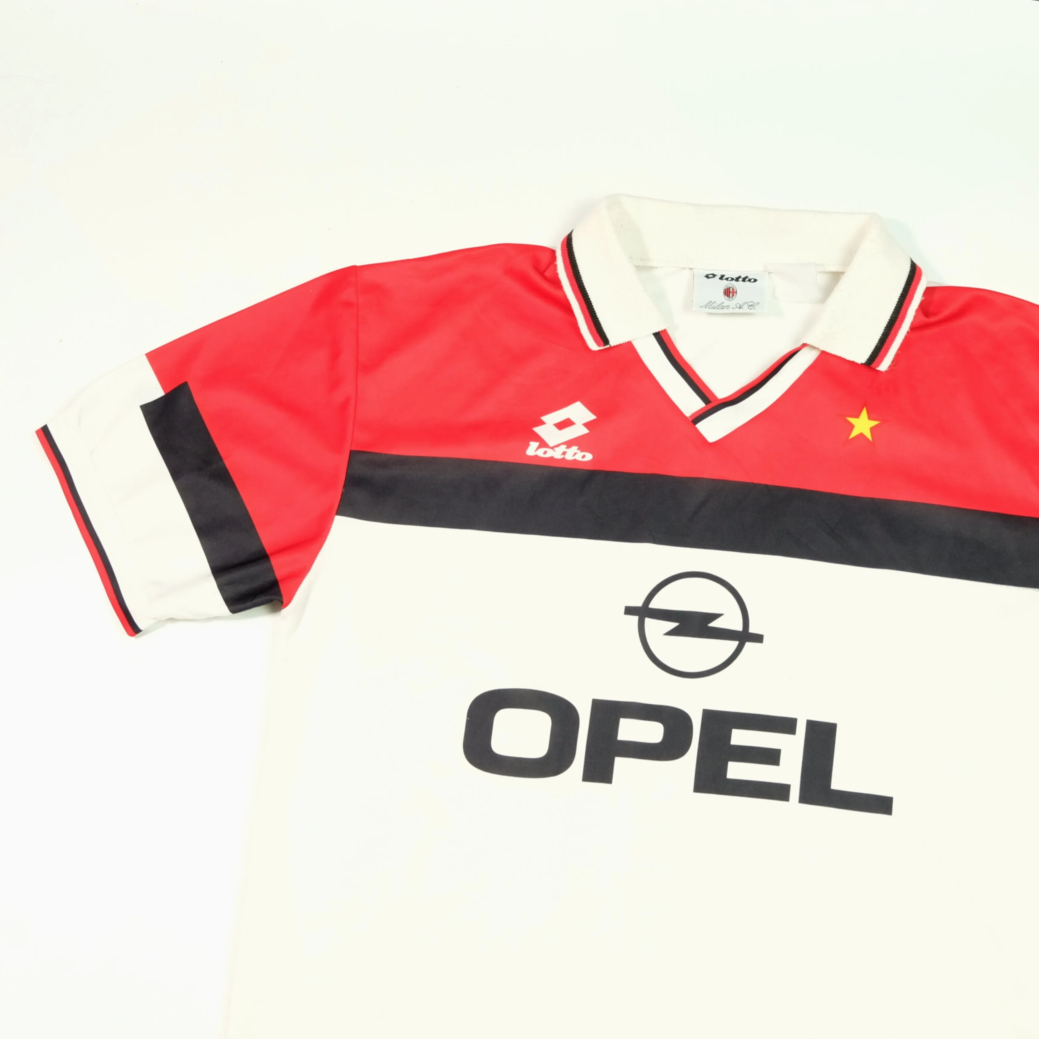 AC Milan 1994 Original Lotto Away Football Shirt Large