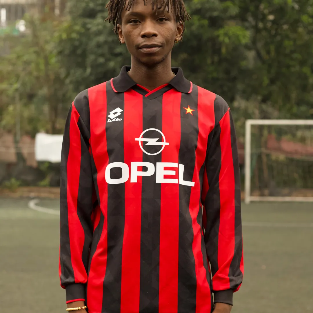 AC Milan 1995 Original Lotto Home Football Shirt Large