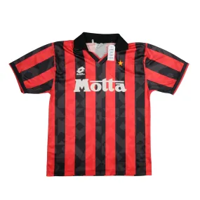 AC Milan Italy 1993/1994 Original Lotto Home Football Shirt Medium/Large