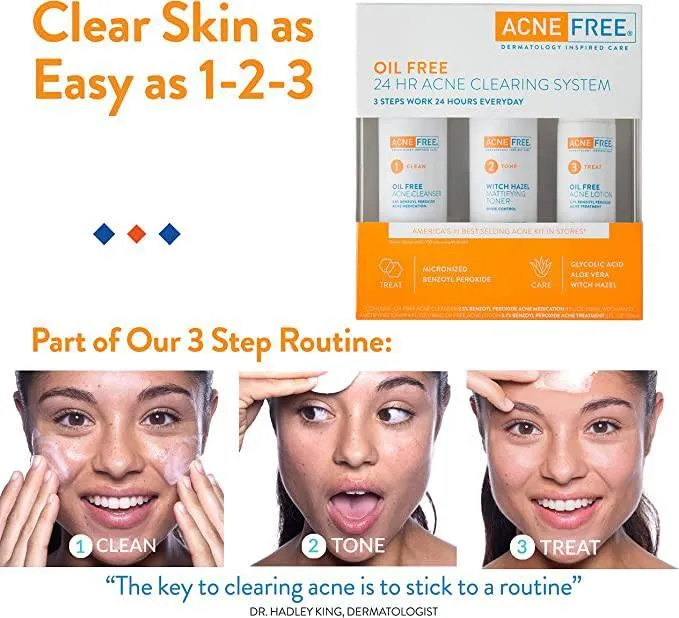 Acne  Free Oil Free Acne Cleanser 8oz