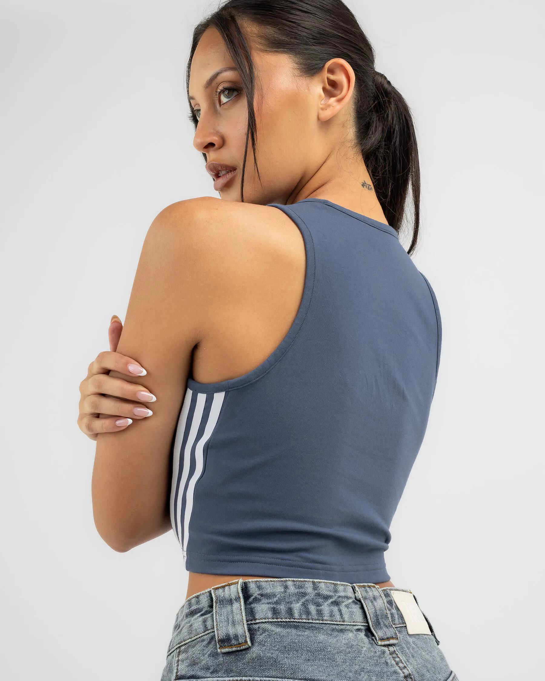 adidas 3 Stripe Tank Top