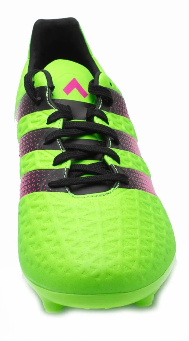 Adidas ace 16.3 fg/ag soccer cleats green/pink/black af5145 sz 11.5