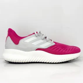 Adidas Girls Alphabounce RC B42302 Pink Running Shoes Sneakers Size 7