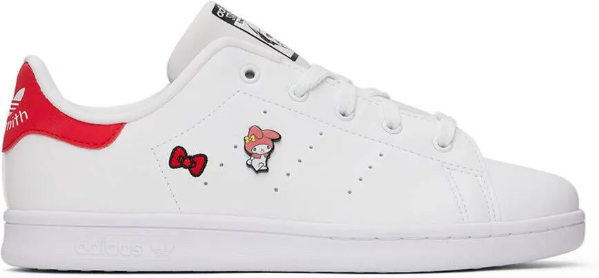 Adidas Kids White Hello Kitty Stan Smith Little Kids Sneakers