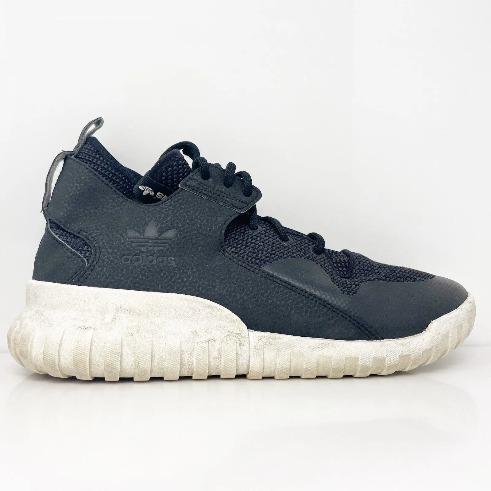 Adidas Mens Tubular X S77843 Black Running Shoes Sneakers Size 9.5