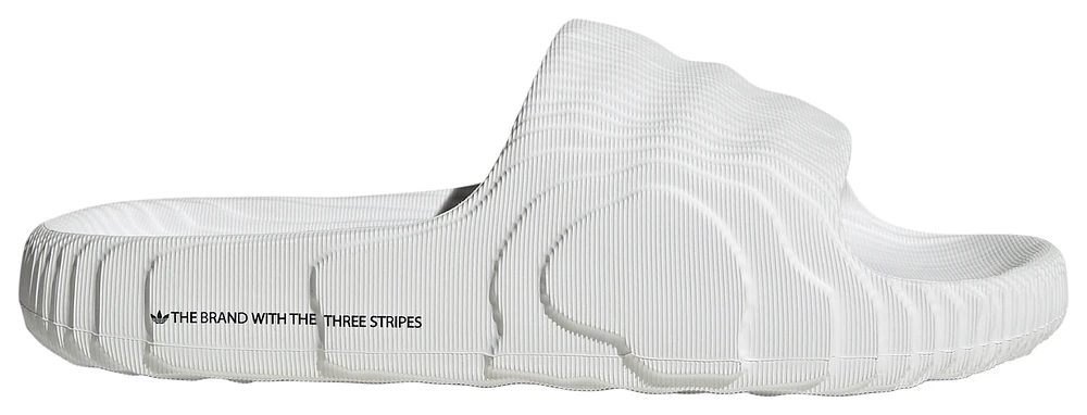 adidas Originals Boys adidas Originals Adilette 22 - Boys' Grade School Shoes Core Black/Crystal White Size 05.0