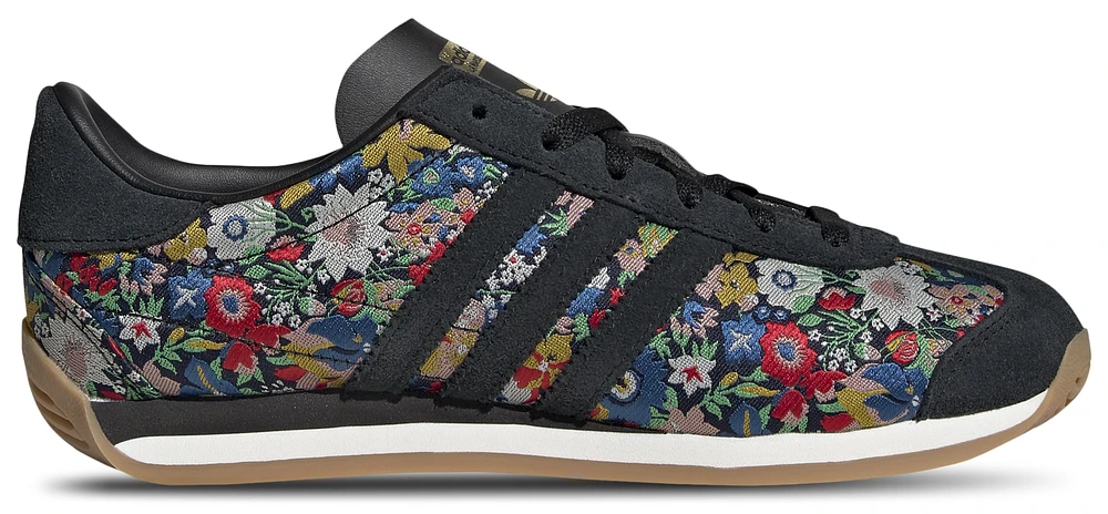 adidas Originals Womens Country x Liberty London - Shoes Aurora Ink/Gum/Off White