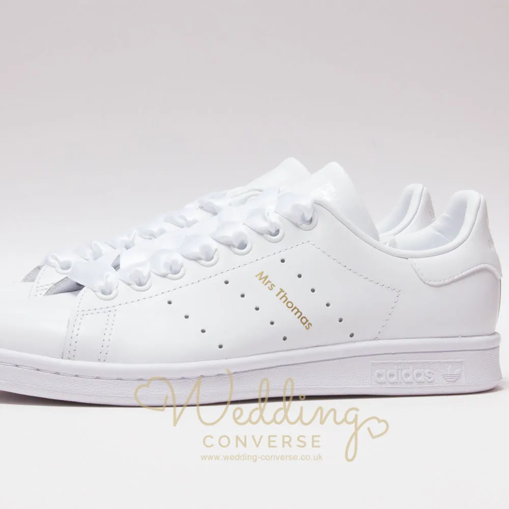 Adidas Personalisable Custom Trainers Bride & Groom (Stan Smith)