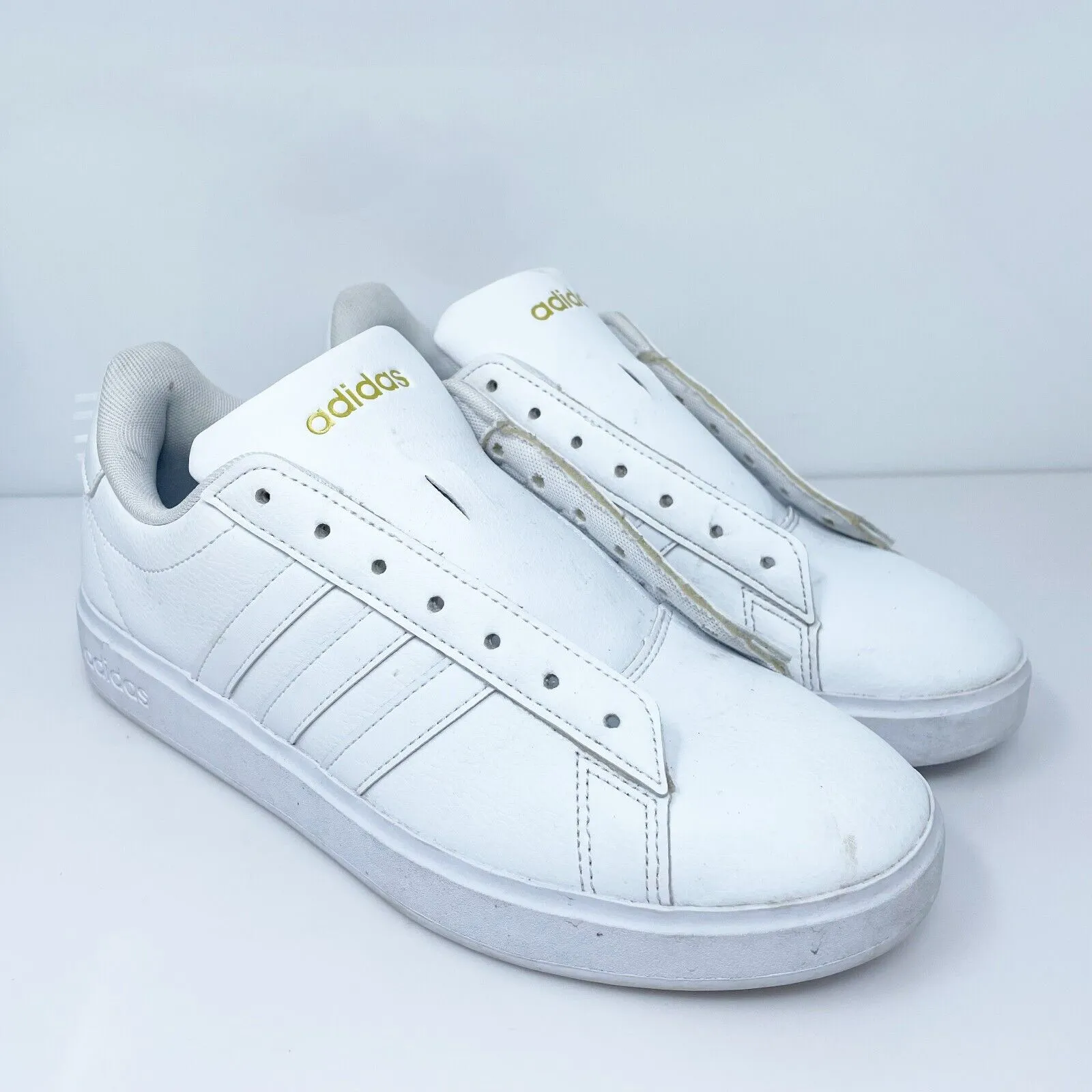 Adidas Womens Grand Court 2.0 GW9213 White Casual Shoes Sneakers Size 7.5