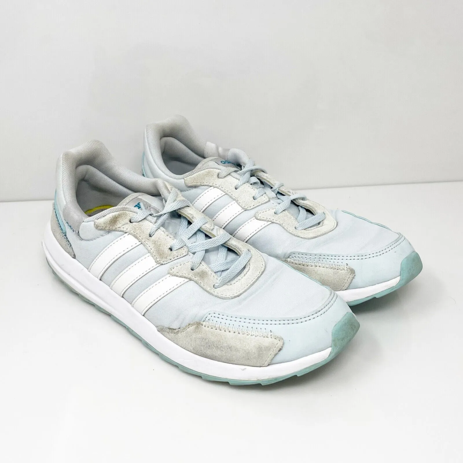 Adidas Womens Retrorun FZ2217 Blue Casual Shoes Sneakers Size 8.5