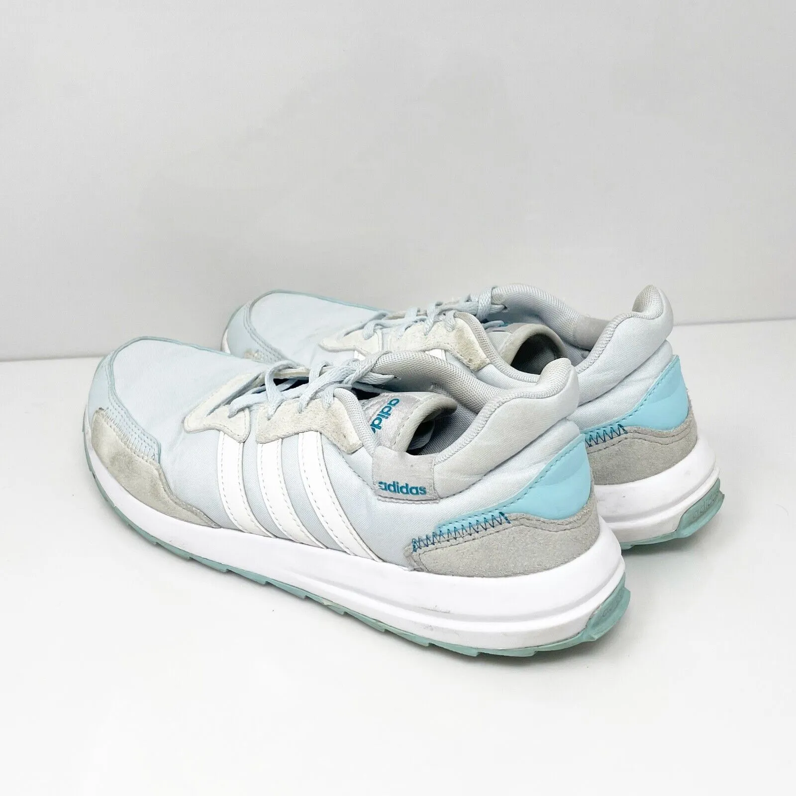 Adidas Womens Retrorun FZ2217 Blue Casual Shoes Sneakers Size 8.5