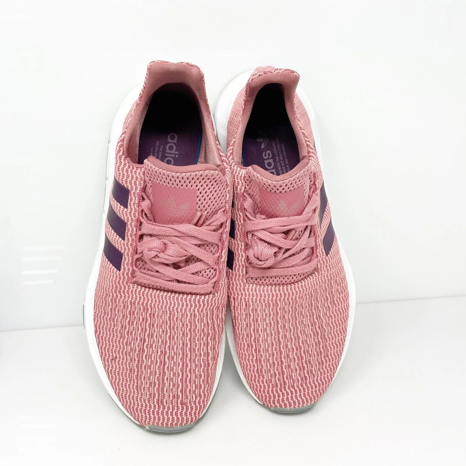 Adidas Womens Swift Run B37718 Pink Running Shoes Sneakers Size 8.5
