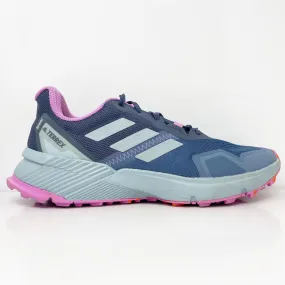 Adidas Womens Terrex Soulstride GZ4079 Blue Running Shoes Sneakers Size 10.5