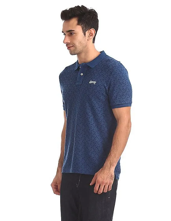 Aeropostale Regular Fit Printed Polo Shirt