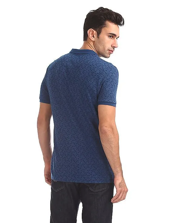 Aeropostale Regular Fit Printed Polo Shirt