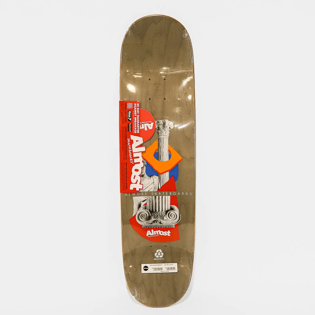 Almost Skateboards - 8.375 Max Geronzi Relics R7 Skateboard Deck - Maroon