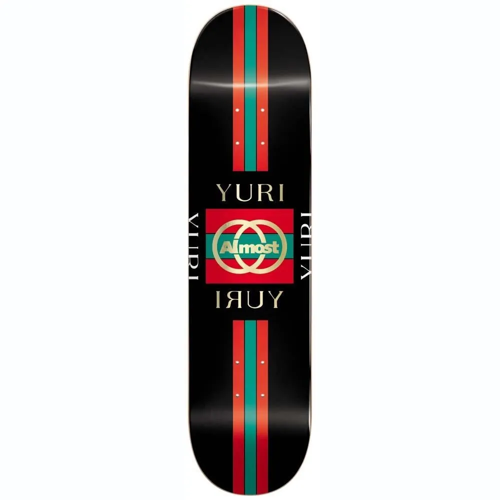 Almost Yuri Luxury Super Sap Skateboard Deck Black 8.375
