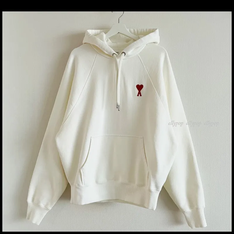 AMI PARIS  |Unisex Street Style Logo Hoodies & Sweatshirts