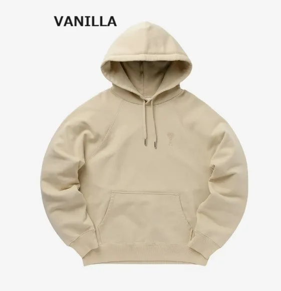 AMI PARIS  |Unisex Street Style Logo Hoodies & Sweatshirts