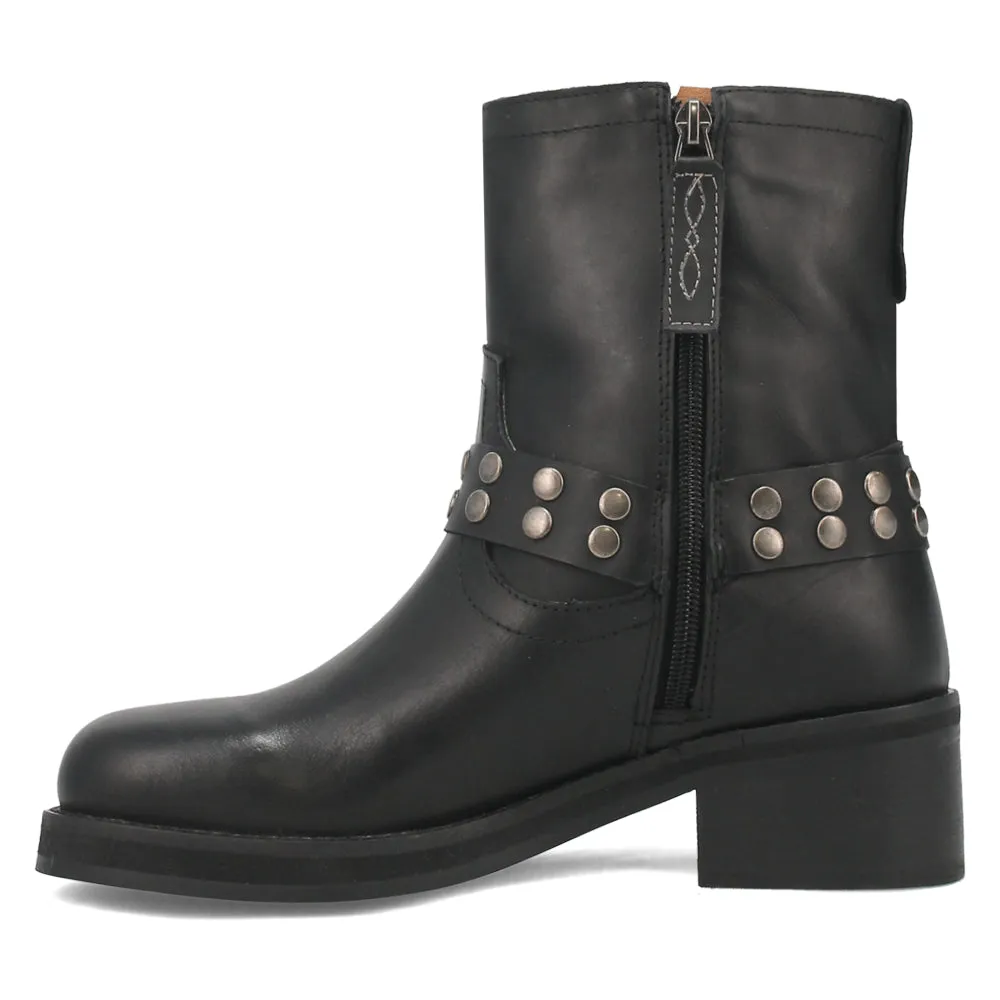 Anarchy Round Toe Motorcycle Boots