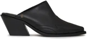 ANINE BING Tania 65mm leather mules Black