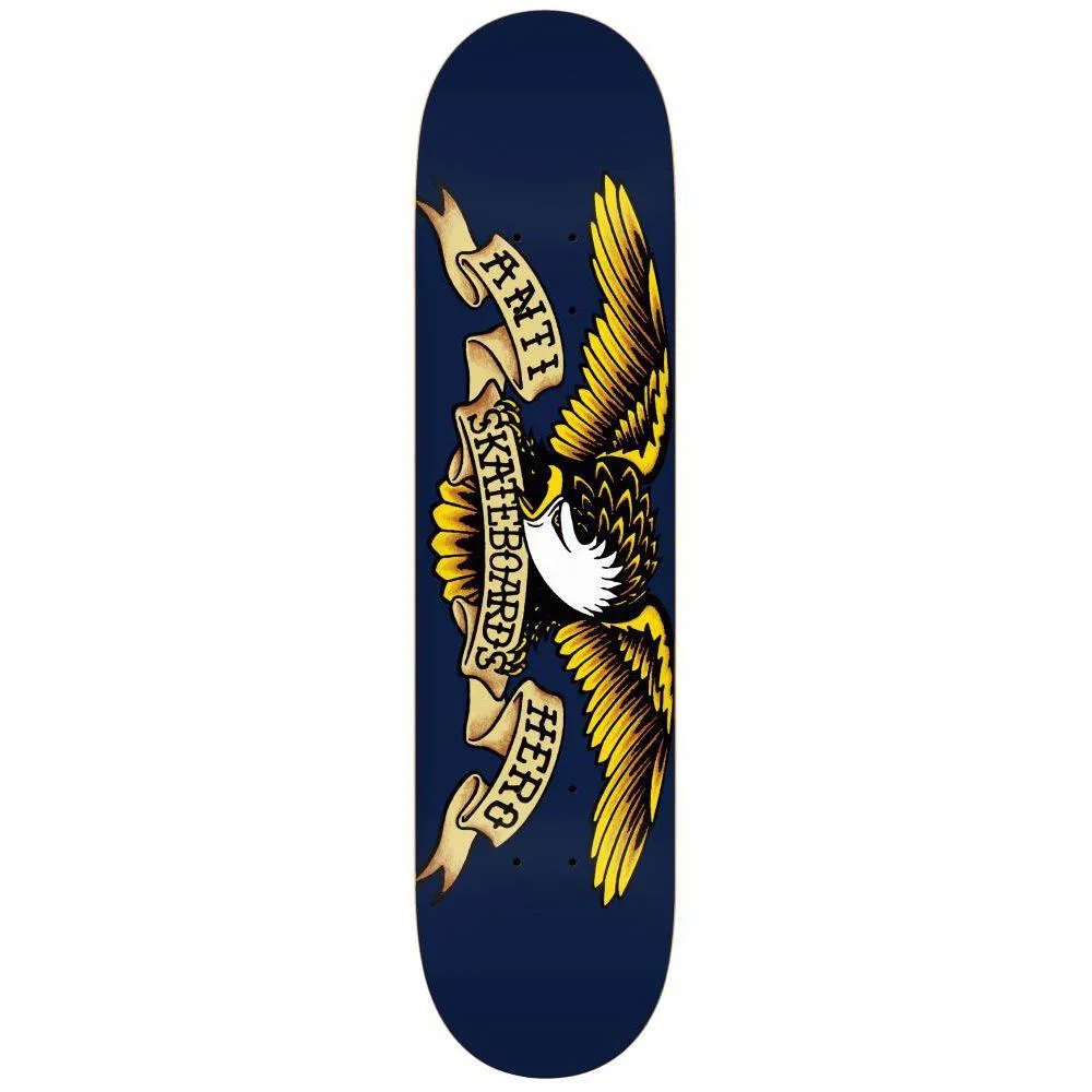 Anti Hero Skateboards Classic Eagle XLG Skateboard Deck Blue 8.5