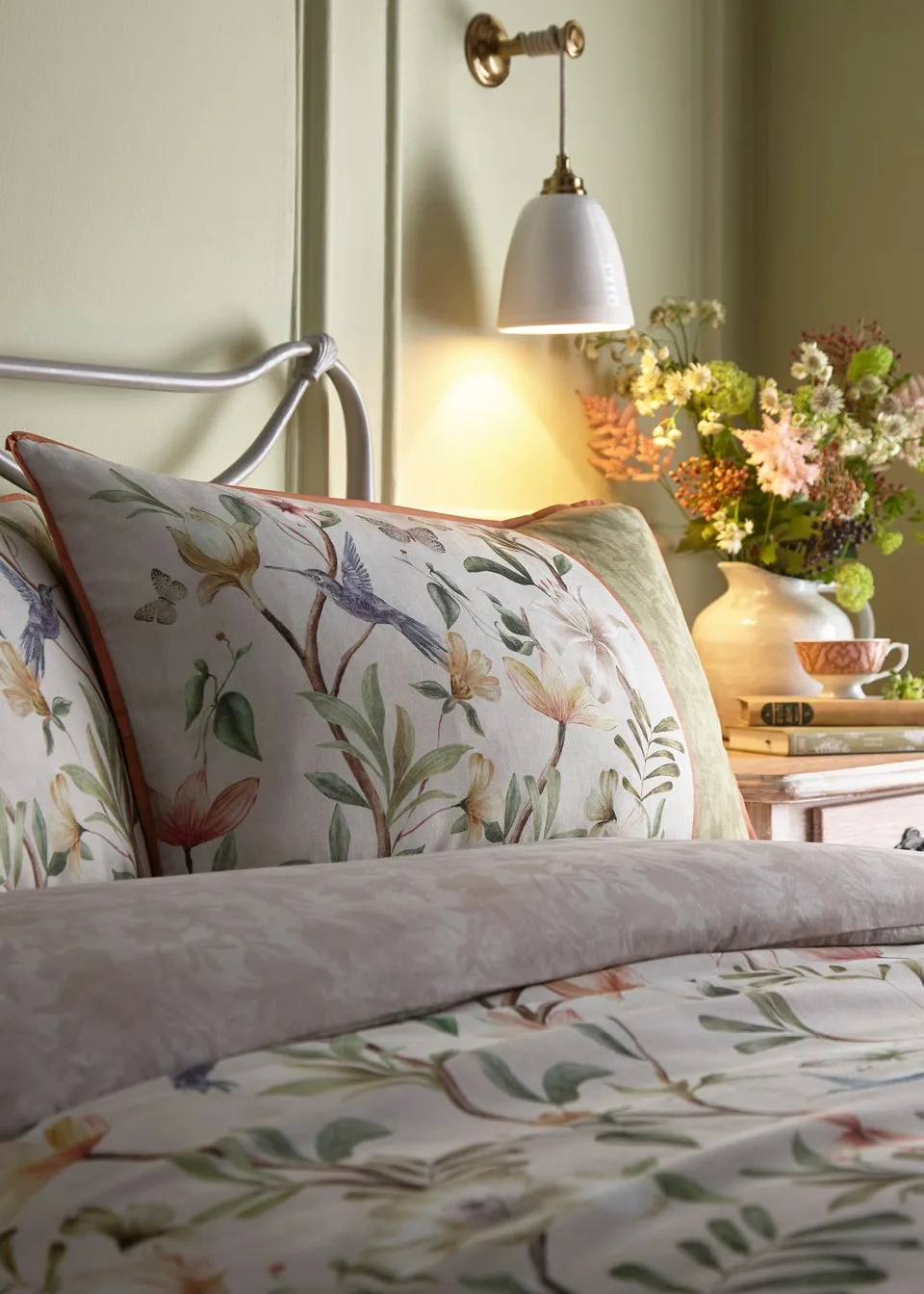 Appletree Heritage Fiorella Natural Duvet Cover Set