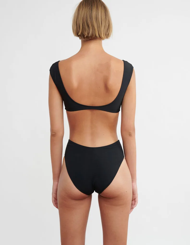 Araks: Ulla Solid Bikini Bottom - Black