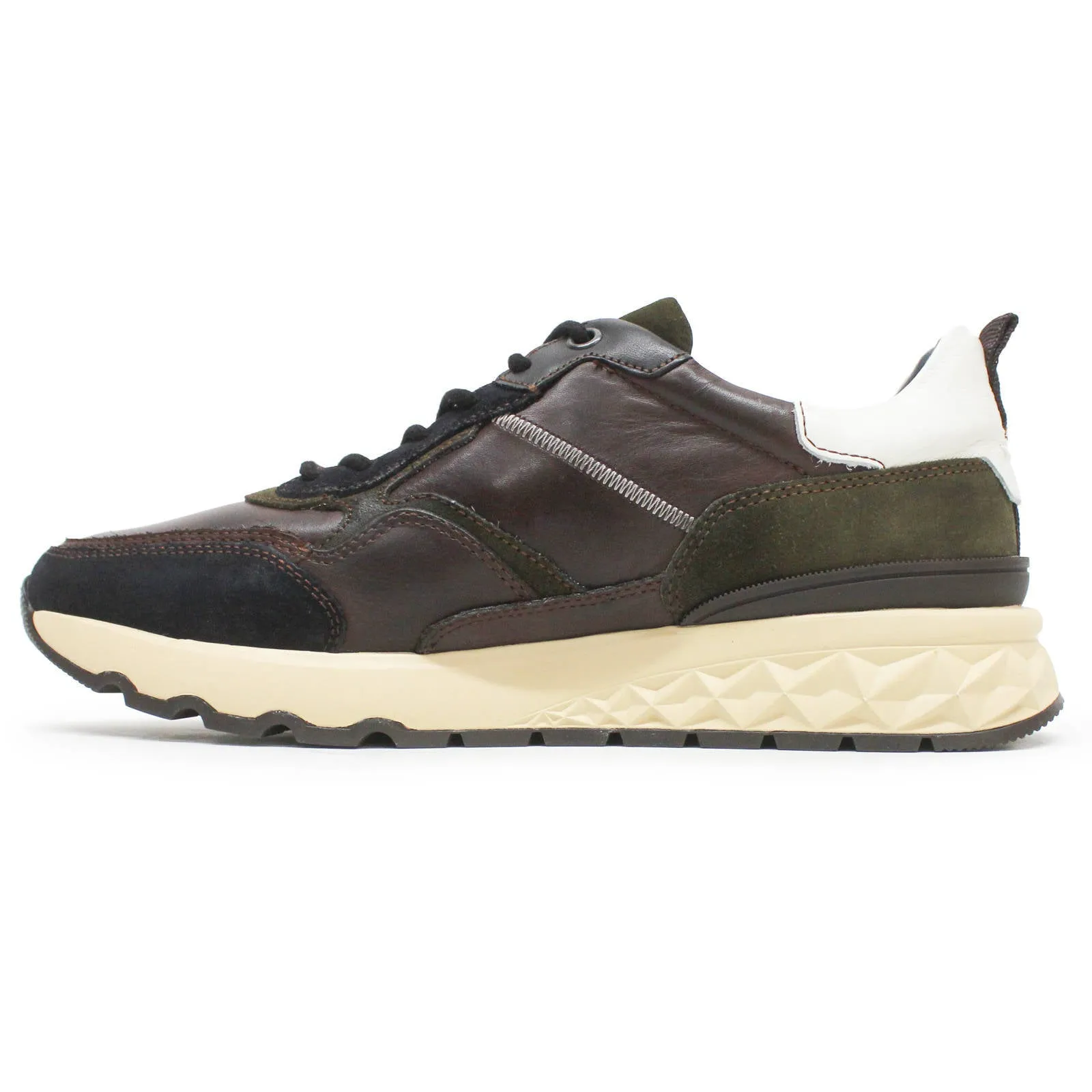 Aranda M8R Leather Men's Low Top Trainers