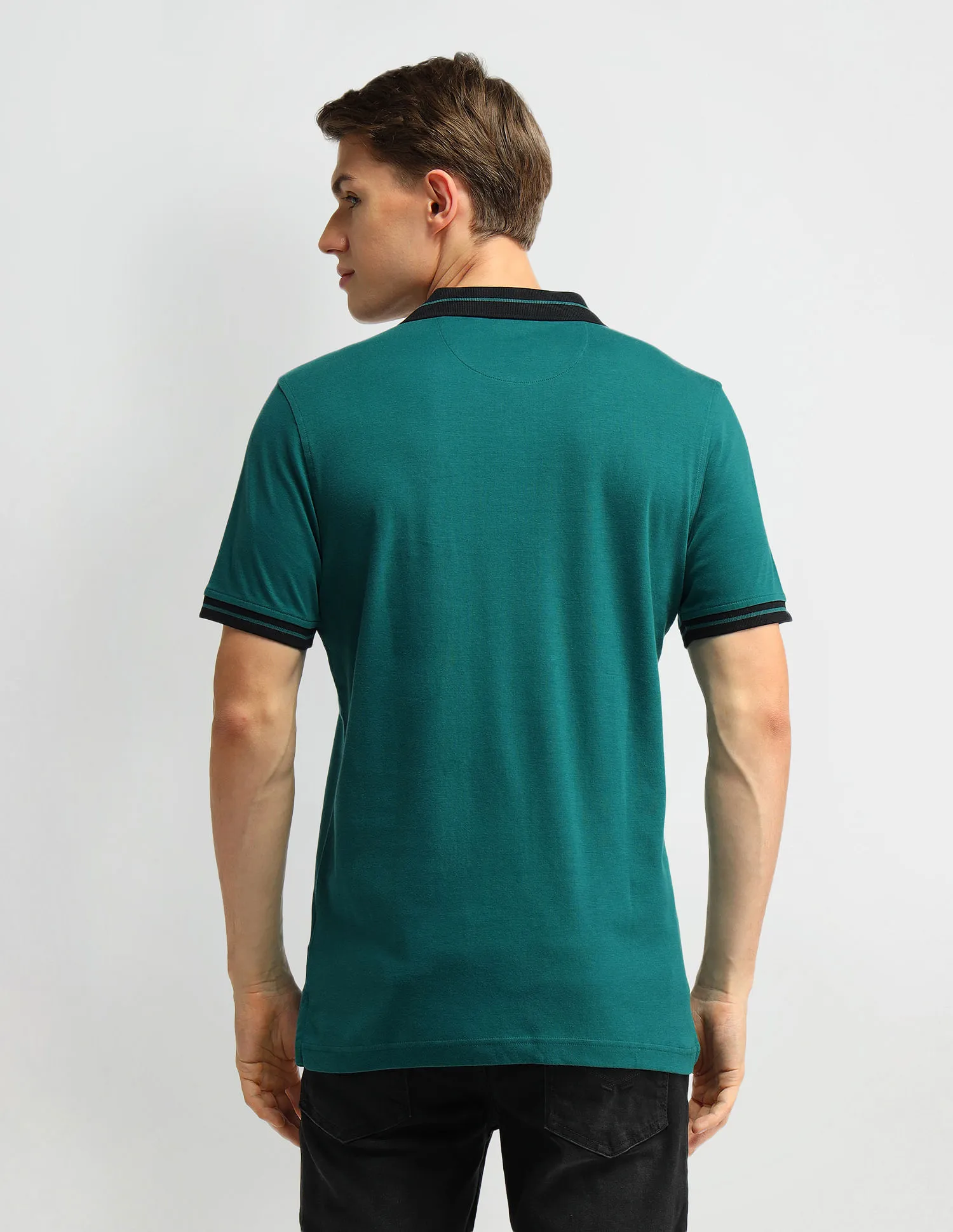 Arrow Sport Solid Cotton Polo Shirt