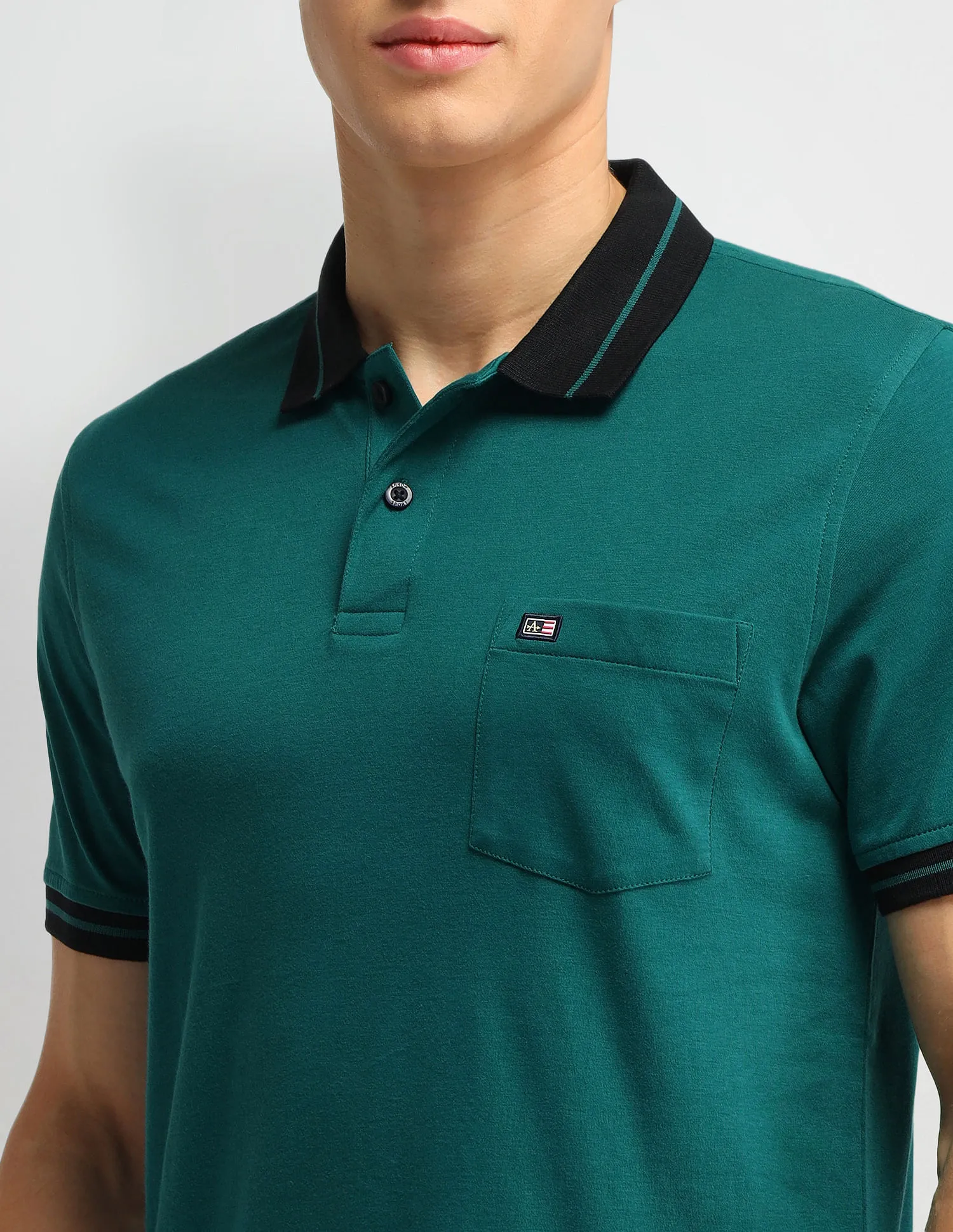 Arrow Sport Solid Cotton Polo Shirt