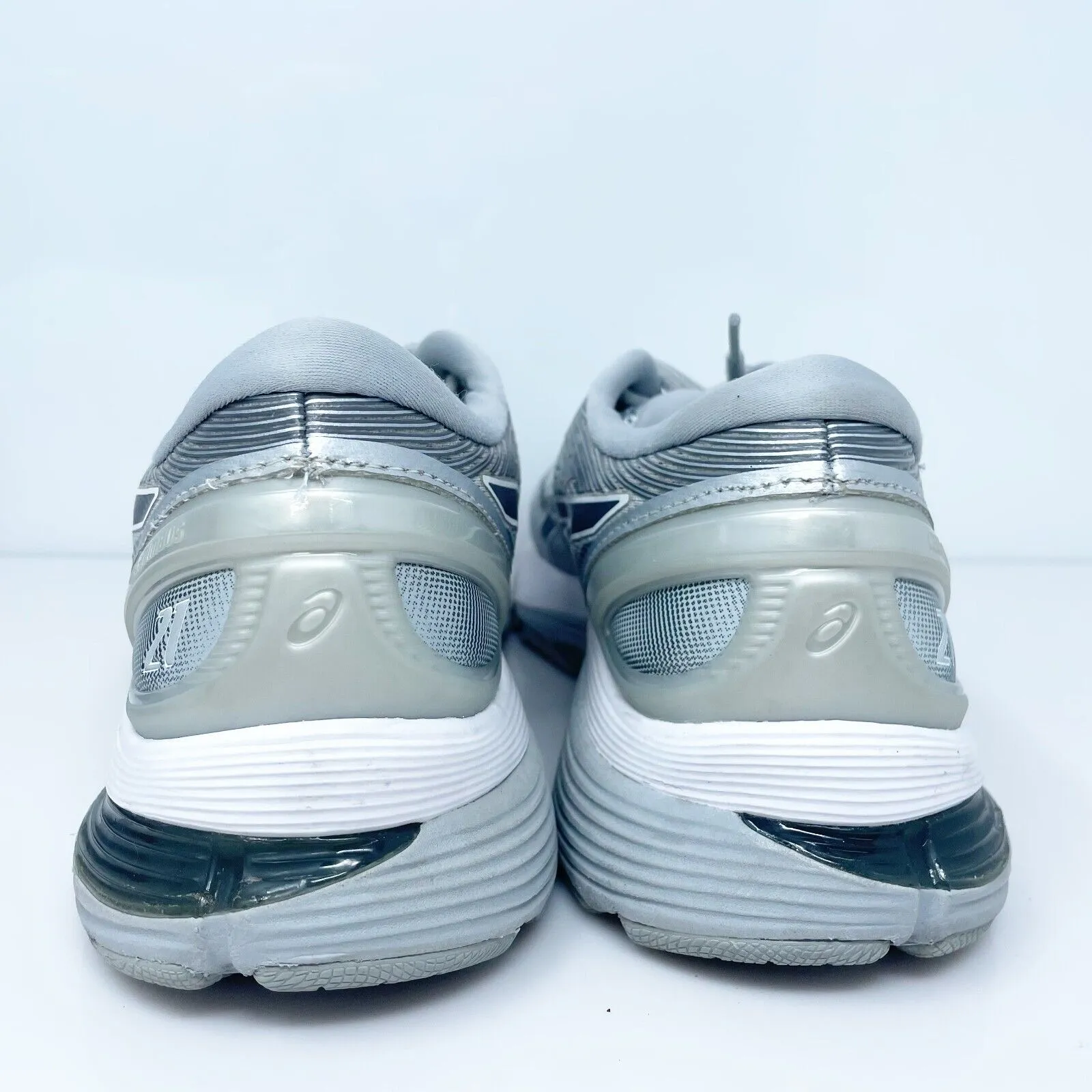 Asics Womens Gel Nimbus 21 1012A155 Gray Running Shoes Sneakers Size 9.5