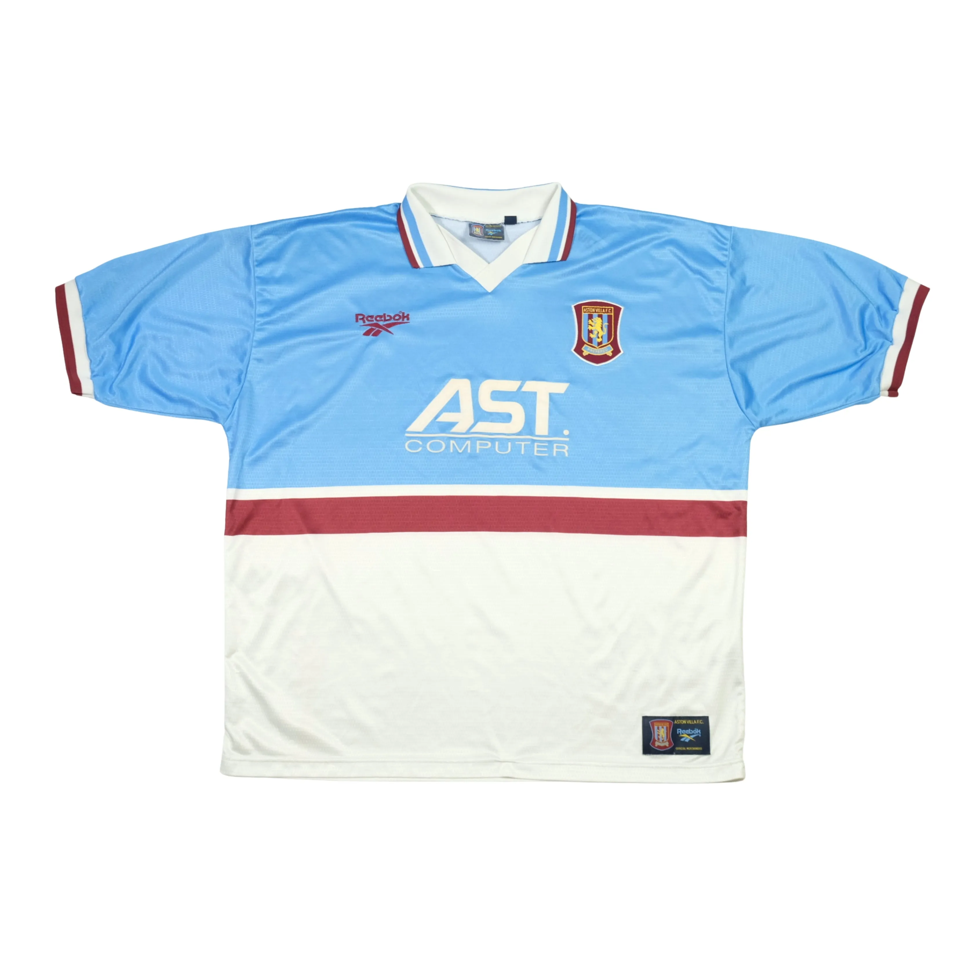 Aston Villa 1997/1998 Reebok Original Away Football Shirt XXL