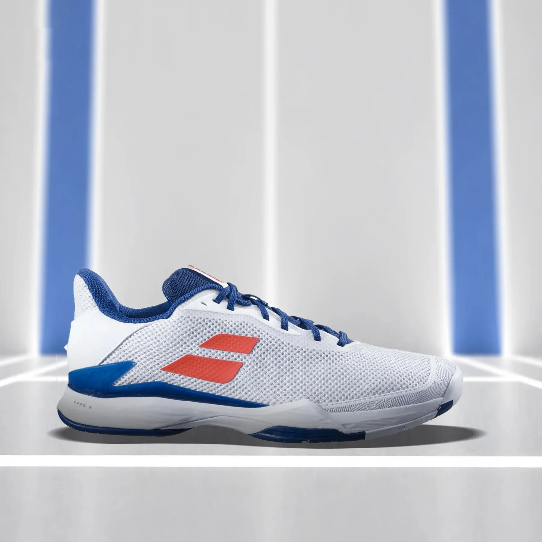 Babolat Jet Tere All Court Men's Tennis Shoe (White/Estate Blue) - DOD