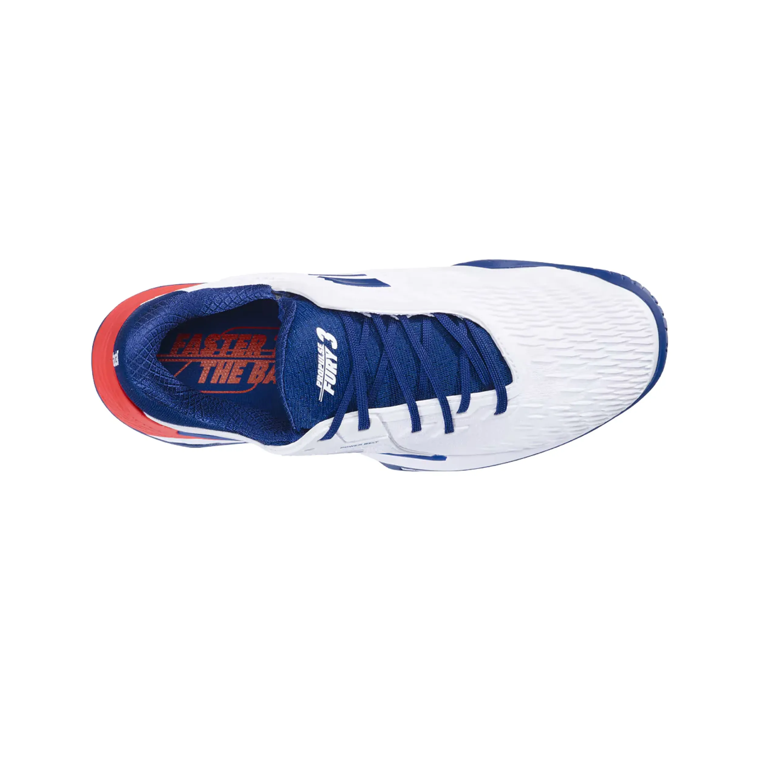 Babolat Propulse Fury 3 All Court Men's Tennis Shoe (White/Estate Blue)