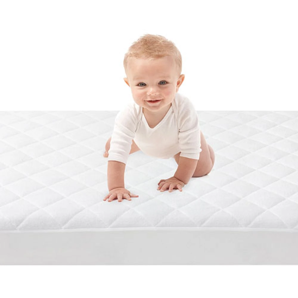 BABY WORKS Baby Works Quilted & Fitted Bamboo Crib Mattress Protector