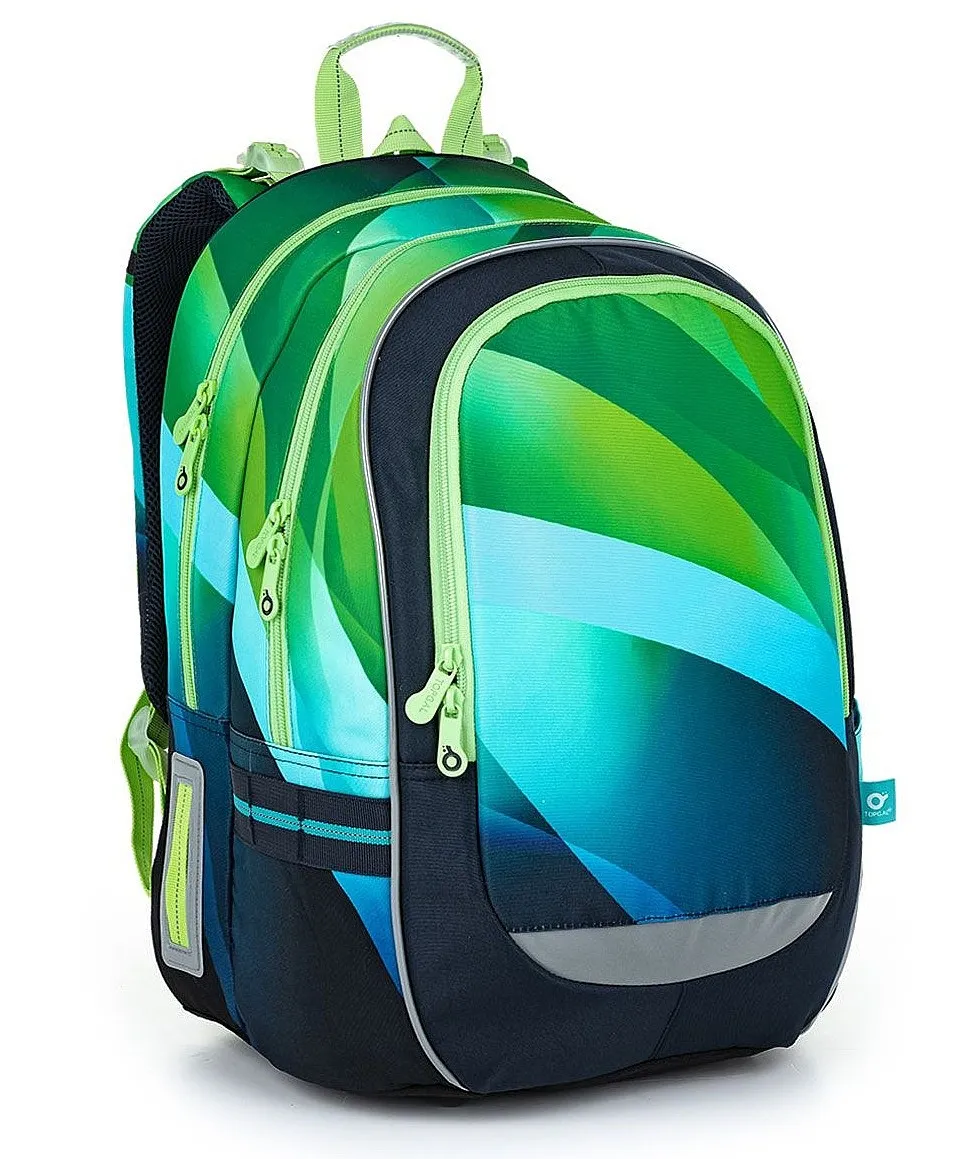 backpack Topgal CODA 22018 - B/Green/Blue - unisex junior