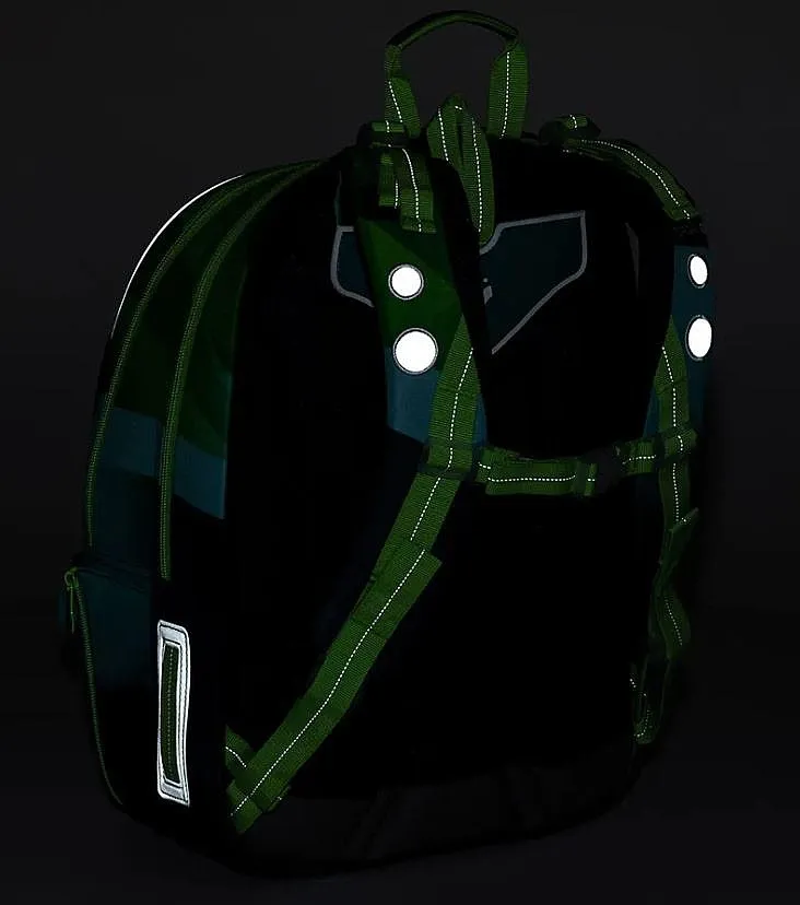 backpack Topgal CODA 22018 - B/Green/Blue - unisex junior