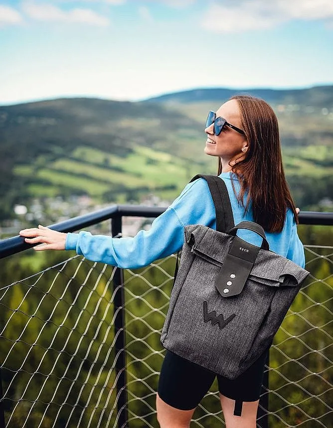 backpack Vuch Mellora - Grey/Black - women´s